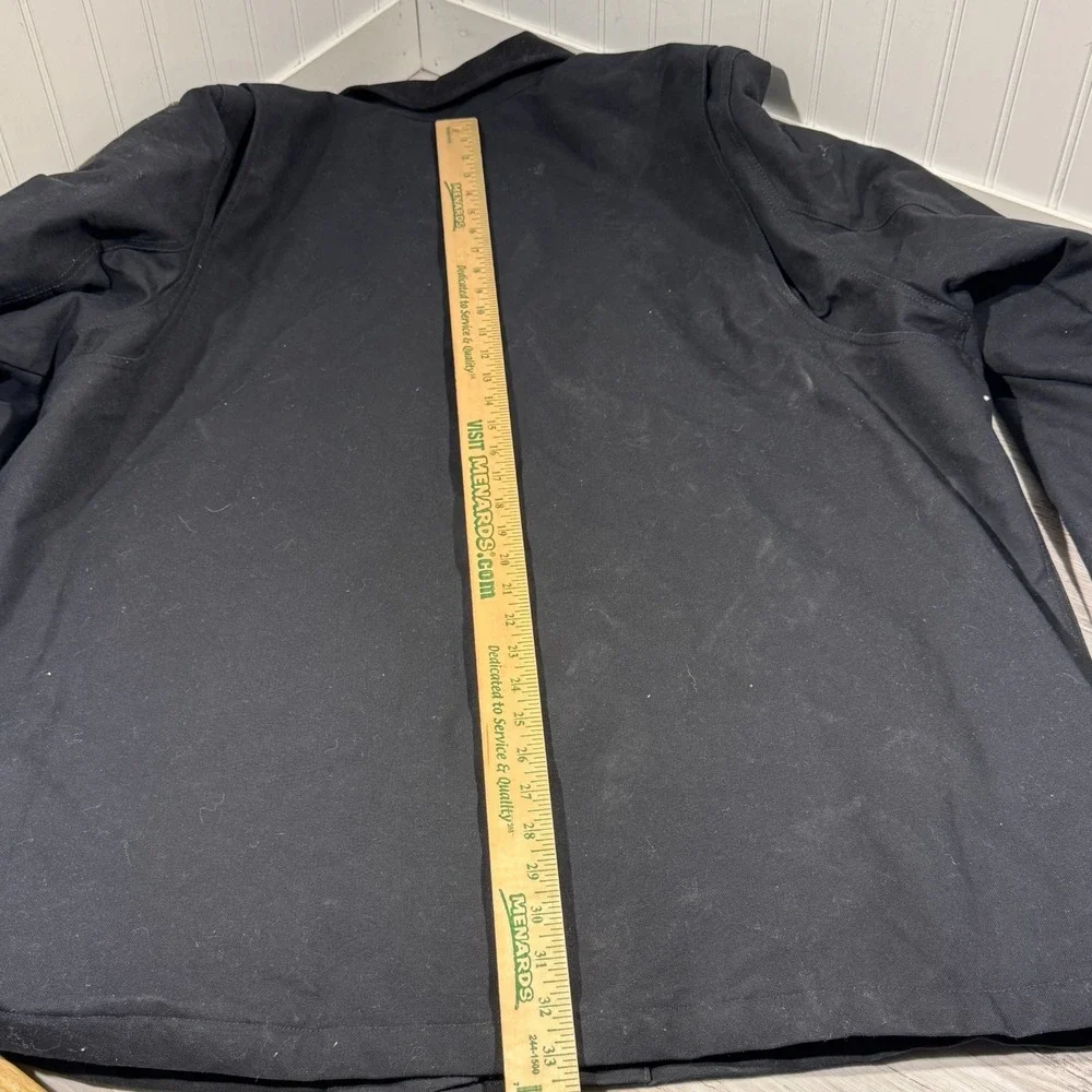 Lands End WorkWear Oeko-Tex Chore Barn Lined Coat Corduroy Collar Men's Size XXL